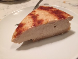 Vegan Chai-Spiced Cheesecake -- Edge Up As Us
