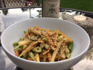 Glass Noodles and Carrots with Peanut-Sesame Sauce -- Edge Up As Us
