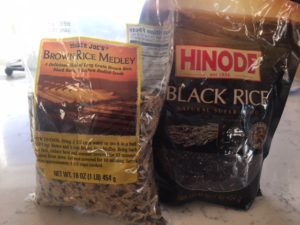 Black Rice Salad with Craisins and Shiitakes -- Edge Up As Us
