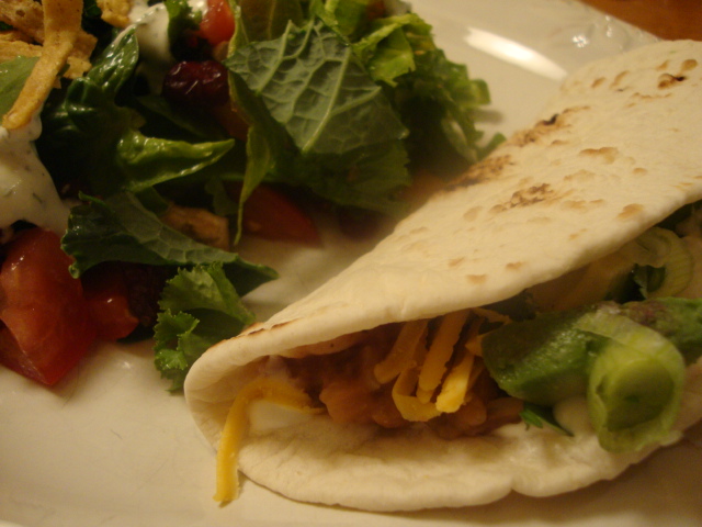 Fresh and Healthy Soft Tacos/Burritos -- Edge Up As Us
