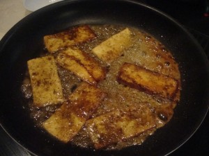 Honey-Glazed Tofu on Couscous -- Edge Up As Us

