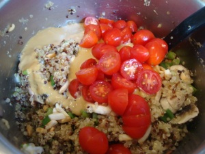 Quinoa and Veggies with a Tahini Miso Dressing -- Edge Up As Us

