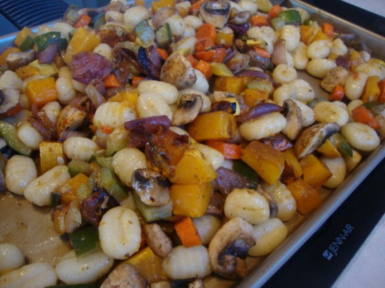 Gnocchi with Roasted Vegetables -- Edge Up As Us
