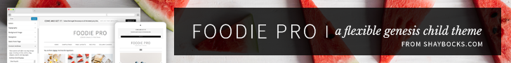 StudioPress Premium WordPress Themes: Foodie Theme